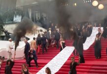 Protestuesit sulmojnë tapetin e kuq në Festivalin e Filmit në Kanë