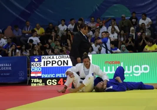 Xhudistja Loriana Kuka i siguron Kosovës medaljen e gjashtë në Lojërat Mesdhetare