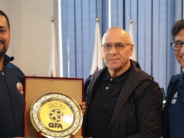 Presidenti Ademi priti në takim zyrtarët e Federatës së Katarit